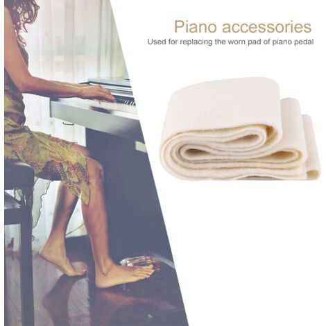 Feutre de Pédale de Piano en Laine Durable, Accessoire de Réparation pour Piano Professionnel