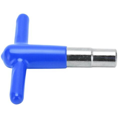 4 Clés d'Accordage pour Batterie en Acier Inoxydable - Poignée Ergonomique en Silicone Bleu - Set de 4 Clés de Tension (1/5)