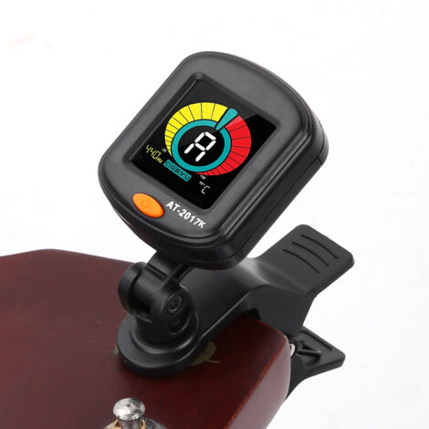 Accordeur Clip Guitare Basse, Chromatic Tuner Numérique A0-C8 pour Instruments de Musique (1/5)