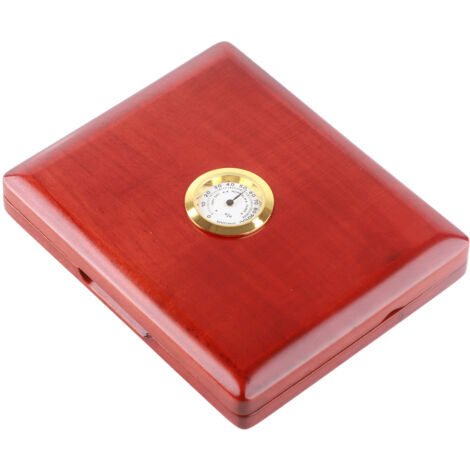 Étui à anches en bois pour saxophone et clarinette, boîte de rangement avec hygromètre pour 5 anches (1/5)