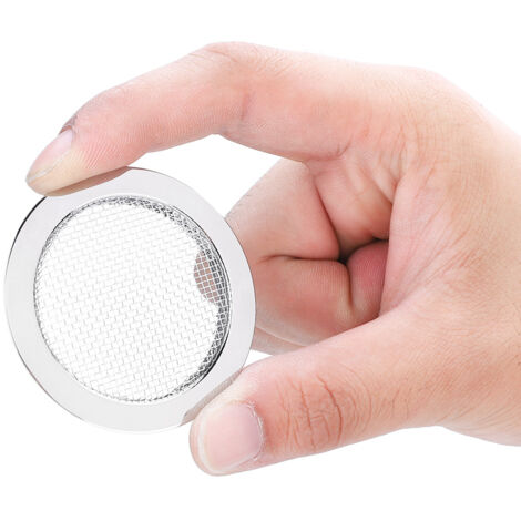 2 Pièces Grille de Protection pour Résonateur Guitare, Cache-Trou Métallique Argenté pour Dobro (1/5)