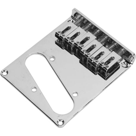 Chevalet Fixe pour Guitare Électrique, Support de Cordes et Cordier de Remplacement avec Vis Incluses (1/5)