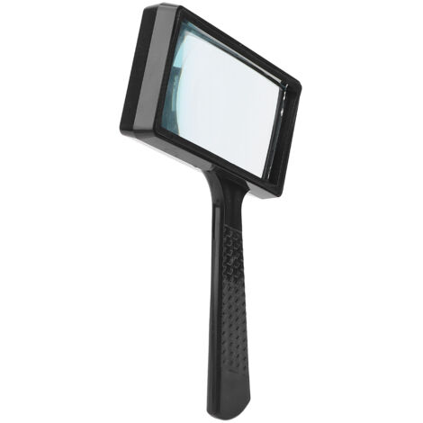 Loupe de poche 3X pour lecture, grossissement portable pour personnes âgées, noir (1/5)