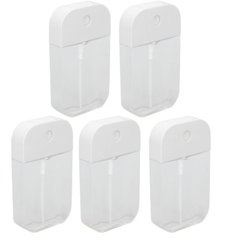Flacons de Voyage 50ml Transparents Remplissables pour Dissolvant à Ongles - Lot de 5 (1/5)