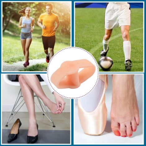 Correcteurs d'orteils pour hallux valgus, séparateurs souples pour chevauchement et alignement des orteils déviés (1/3)