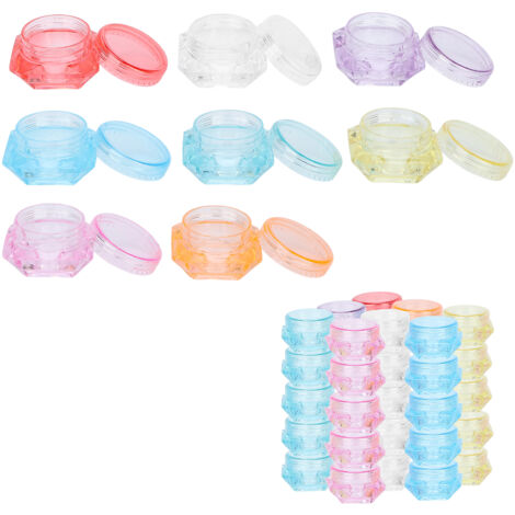40 Flacons Échantillons 3ml Multicolores, Récipients Hermétiques de Voyage pour Crèmes et Parfums (1/5)