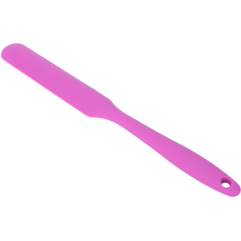 Spatule en silicone pour cire à épiler, applicateur multifonction et grattoir violet (1/5)
