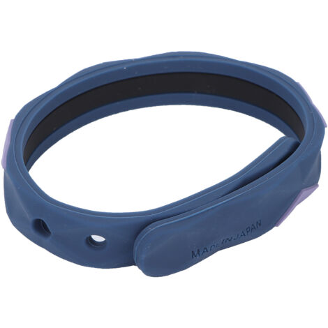 Bracelet de Sommeil en Silicone Anti-Stress - Homme Femme - Bleu Foncé (1/5)