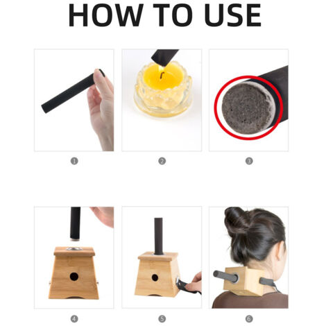 10 Bâtons de Moxa sans Fumée pour Thérapie de Moxibustion - Soulagement Naturel des Douleurs - Lot de 10