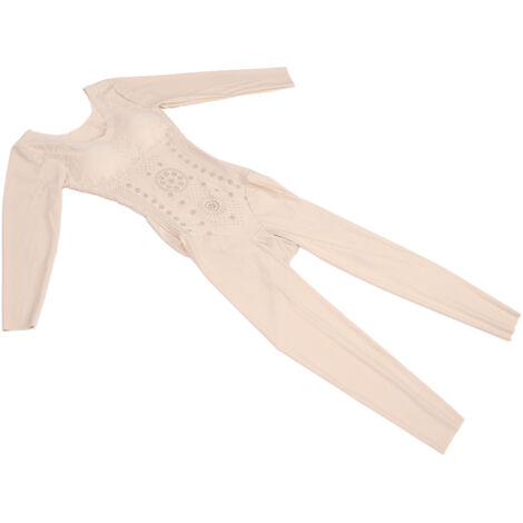 Soutien-gorge amincissant femme manches longues thermorégulateur et gainant (Couleur nude) Taille XXXL (1/5)