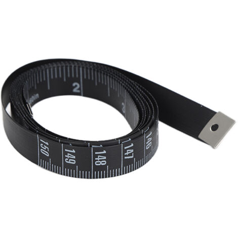 Ruban de Mesure Couture 1,5m Noir Léger pour Taille et Travaux (1/5)