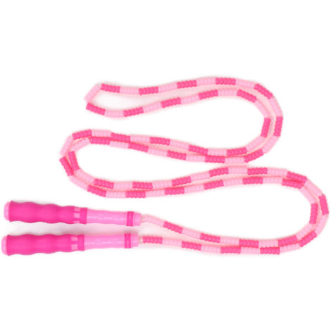 Corde à Sauter Rapide Ajustable Anti-Enchevêtrement Rose pour Entraînement Cardio et Fitness (1/5)