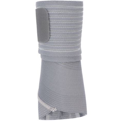 Attelle de cheville grise en nylon - Compression, protection contre les entorses, bandage de soutien pour pied (1/5)
