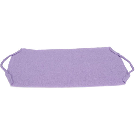 Lavabo de Dos Portable avec Poignées - Exfoliant, Nettoyage et Massage - Idéal pour Toute la Famille - Violet (1/5)