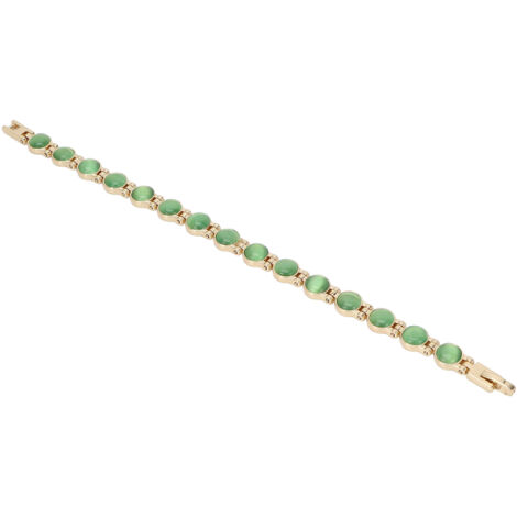 Bracelet Magnétique en Titane pour Femmes - Élégant et Anti-Douleur - Thérapie Magnétique Apaisante Vert (1/5)
