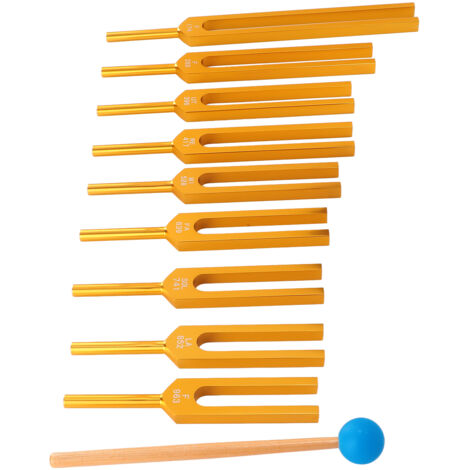 Kit de thérapie sonore avec diapasons en alliage d'aluminium pour l'accordage et la relaxation (1/5)