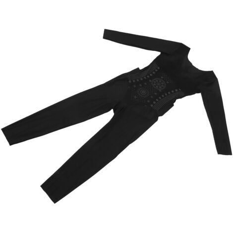 Soutien-gorge gainant en polyuréthane respirant pour ventre plat et modelage corporel Noir XXXL (1/5)
