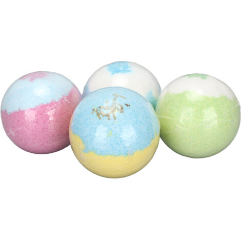 Boules de bain relaxantes pour enfants 4,6 oz, enrichies en huiles essentielles, hydratantes et apaisantes, cadeau parfait pour le bien-être (1/5)