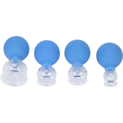 Kit de Ventouses en Verre pour Massage Thérapeutique du Dos, Nuque et Jambes (1/5)