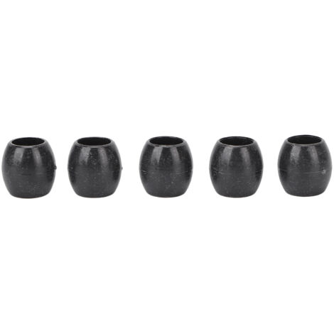 100 perles décoratives pour dreadlocks et barbe, accessoires de coiffure DIY en perles noires (1/5)