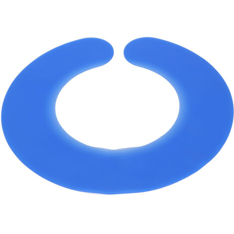 Col de coupe-cheveux imperméable et résistant - Doux au contact, facile à nettoyer, parfait pour la coloration capillaire, disponible en bleu (1/5)
