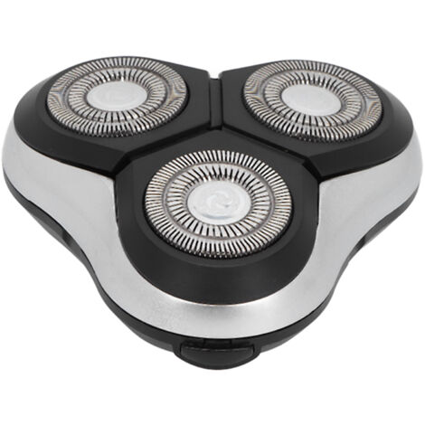 Tête de rasage rotative 360° pour rasoir électrique, système à double anneau flottant (1/5)