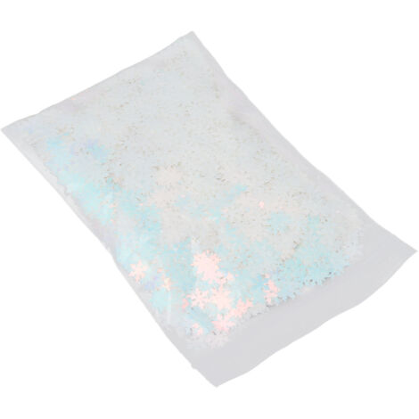 Paillettes à Ongles en Forme de Flocons de Neige pour Décorations Festives, Brillants pour Art des Ongles, 1.8oz (1/5)