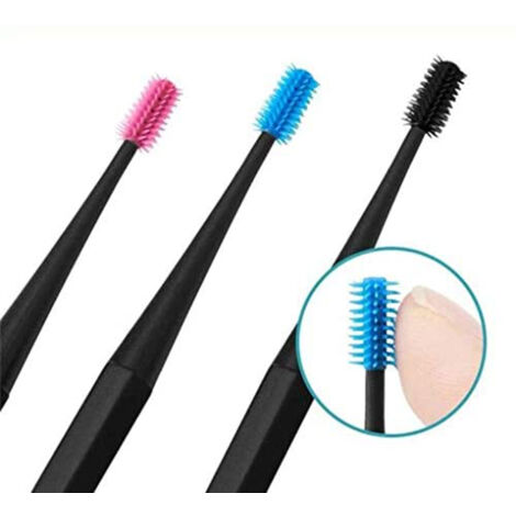 3 Pièces Curette Oreille Silicone Souple, Nettoyeur Auditif Double Pointe Spirale 360° pour Élimination Cérumen, Réutilisable et Doux (1/3)