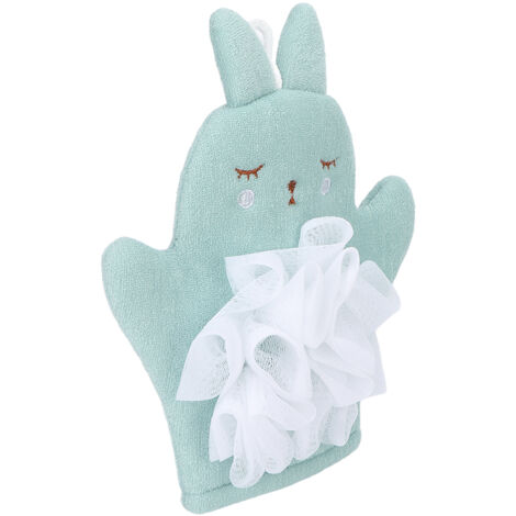 Gant Exfoliant Douche Animaux Mignons, Exfoliation Corporelle et Massage Anti Peaux Mortes (1/5)