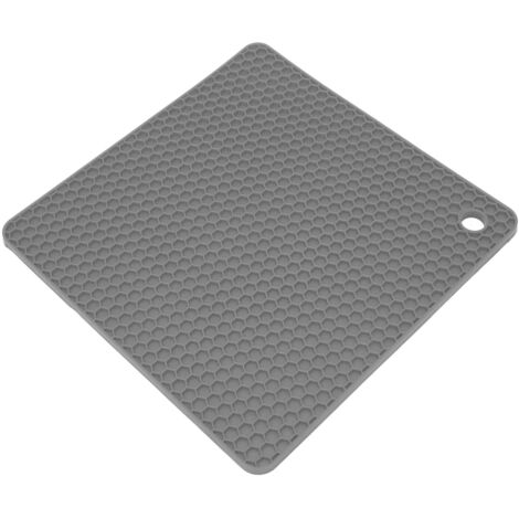 Tapis Isolant en Silicone pour Pot à Cire - Anti-dérapant et Résistant à la Chaleur, Forme Carrée (1/5)