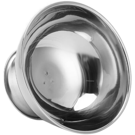 Bol à mousse de rasage en acier inoxydable pour une barbe soyeuse - Accessoire rasage homme durable (1/5)