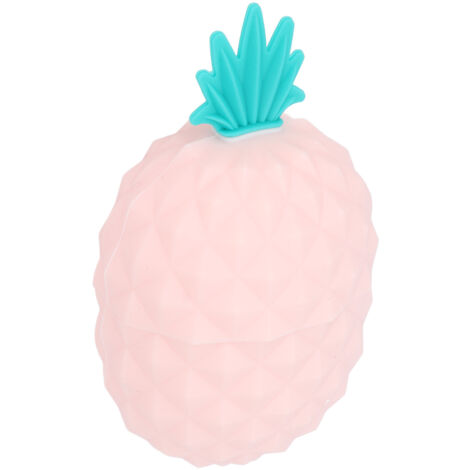Rouleau de Glace en Silicone Réutilisable pour Massage Facial, Soin de la Peau et Détente - Design Rose Ananas (1/5)