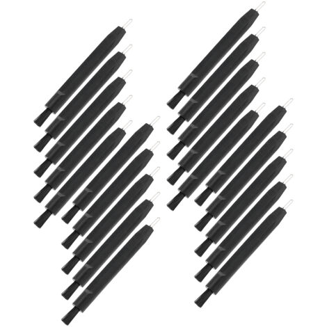 20 Brosses Magnétiques de Nettoyage pour Prothèses Auditives avec Boucle à Cire, Kit Multifonction pour Écouteurs Noir (1/5)