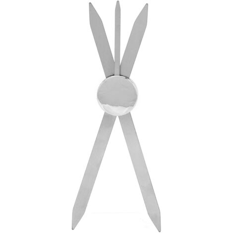 Guide de Sourcils à 3 Points en Acier Inoxydable - Outil de Précision pour Maquillage et Microblading (1/5)