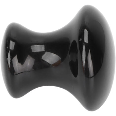 Outil de Gua Sha en Obsidienne pour Soin du Visage et Détente en SPA (1/5)