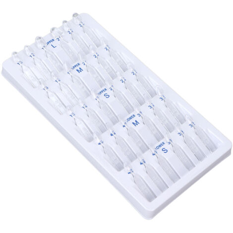 Kit de 30 facettes dentaires en plastique résistant à la chaleur, pour blanchiment, soins à domicile ou usage clinique.