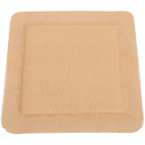 Coussin protecteur en silicone pour escarres sacrales, pansement adhésif bordé pour cicatrisation rapide 15x15 cm (1/5)