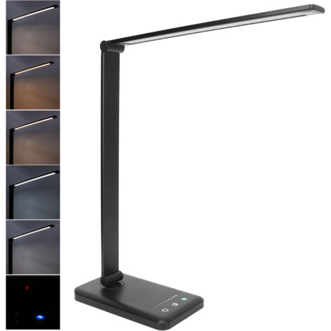 Lampe de Bureau LED avec Câble USB, Lumière Douce pour Soin des Yeux - Bureau, Salon, Maison (1/5)