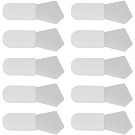 10 Applicateurs en Silicone pour Masque Visage, Pinceau à Boue Faciale sans Poils, Outil Beauté Portable Polygonal (1/5)