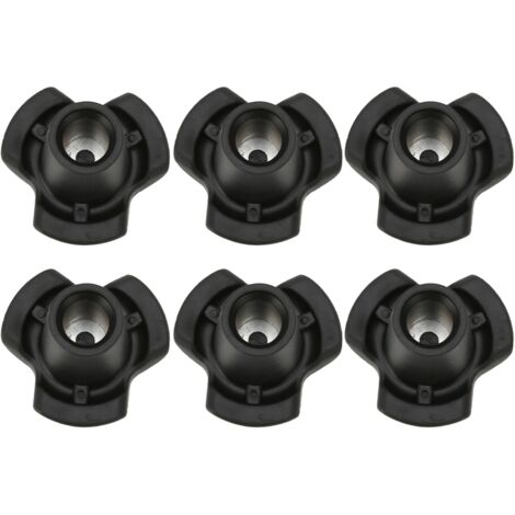 6 embouts antidérapants pour cannes et béquilles, embouts de rechange pour bâtons de marche, diamètre 16mm (1/5)