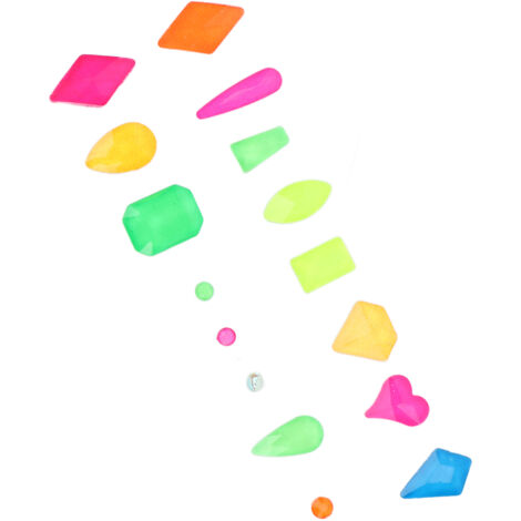 Strass à Ongles Fluorescents pour Manucure - Fournitures pour Salon et École de Prothésie Ongulaire (1/5)