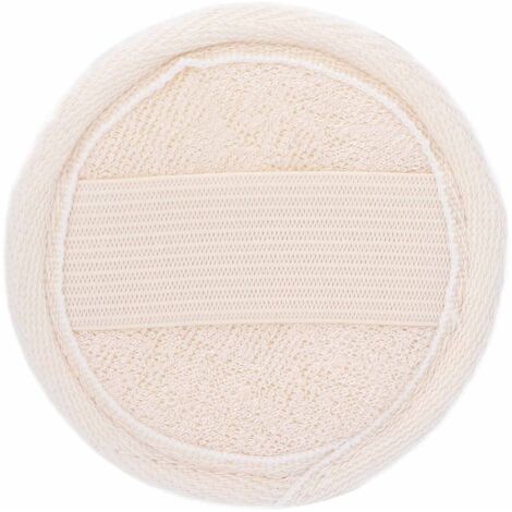 Gant Exfoliant Corps et Visage - Éponge Luffa Blanche pour Soins de la Peau Hommes Femmes (1/5)