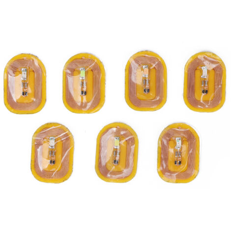 7 étiquettes lumineuses NFC pour ongles, 7 coloris variés, autocollants intelligents (1/5)
