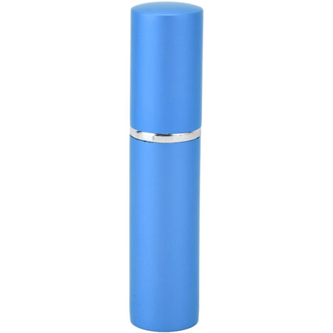Flacon à parfum rechargeable 5ml anti-fuite en aluminium, portable, spray vide bleu (1/5)