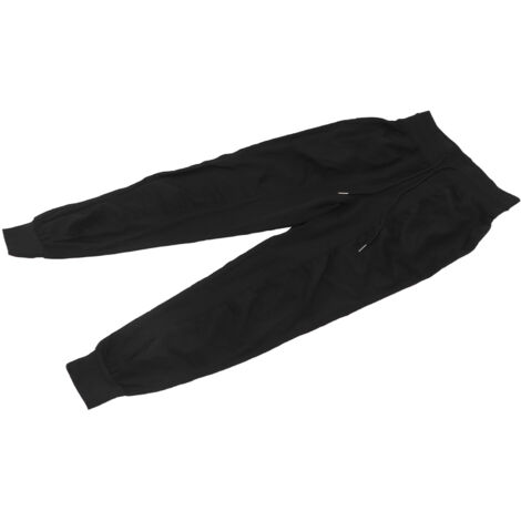 Pantalon de sport féminin ample en polyester, noir XL, pour le jogging et les activités décontractées (1/5)