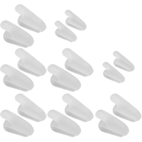 8 Correcteurs d'orteils en gel souple pour hallux valgus, alignement et soulagement des douleurs (1/5)