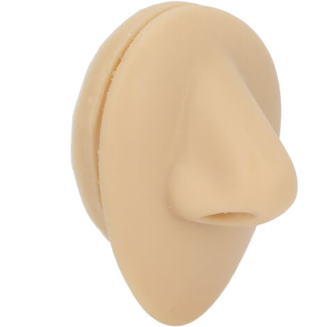 Nez Réaliste en Silicone Souple pour Pratique d'Acupuncture et Formation Médicale - Modèle Pédagogique (1/5)
