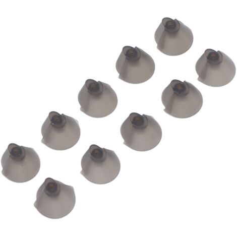 10 Dômes de Rechange pour Aides Auditives en Silicone Doux, Lavables et Réutilisables, Anti-Poussière