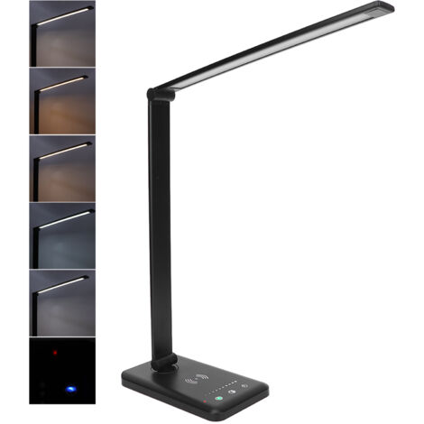 Lampe de Bureau à LED Réglable 5 Intensités, Lumière d'Appoint pour Chambre et Espace de Travail (1/5)