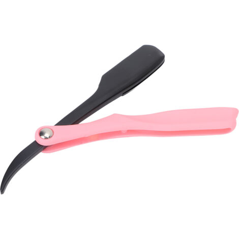 Support de rasoir pliable en zinc pour sourcils et barbe, design professionnel pour rasage précis (1/5)